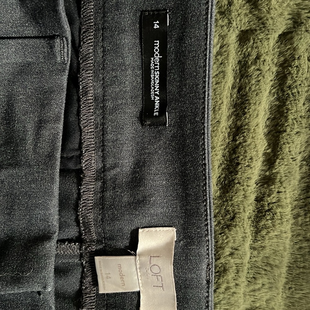 Loft size 14 modern skinny ankle - Picture 2 of 4